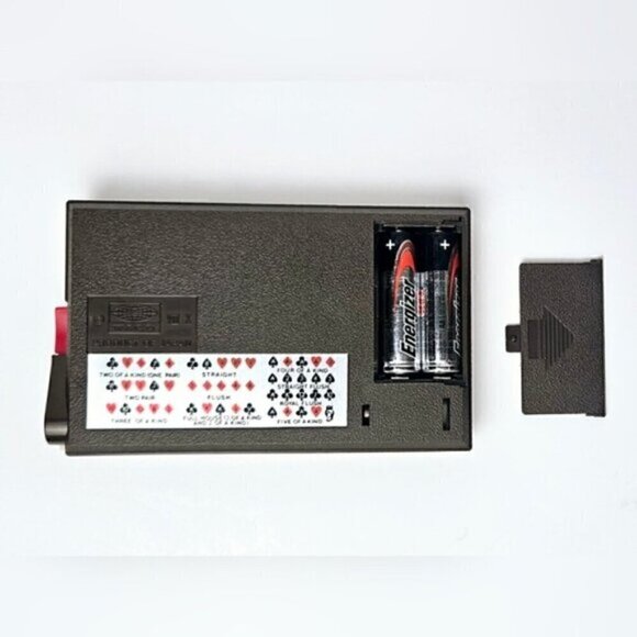 Vintage 80's Radio Shack Draw Poker Card Game Japan 60-2351 Handheld Ele… - Picture 8 of 11